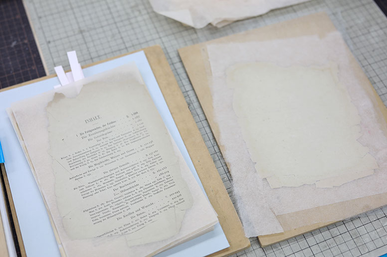 TENGUJO纸与修复1修理旧纸